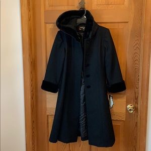 Girls size 10 wool dress coat